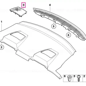 Capac difuzor Stereo Hifi CREAMBEIGE - BMW Promoție