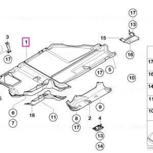 Tablă izolator inferioară - BMW Ofertă limitată