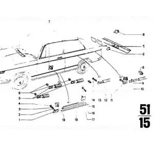 Bandă sintetică VORNE - BMW Popular