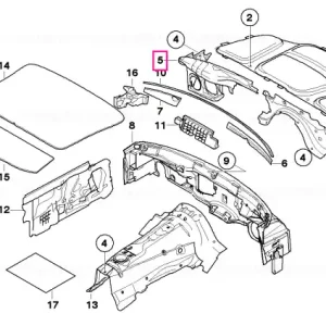 Ultima șansă Izolație acustică compartiment motor stânga - BMW