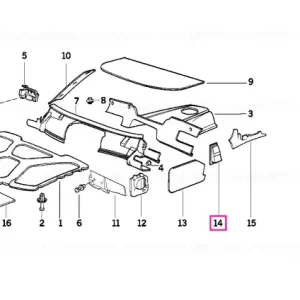 Reducere extra Izolare fonică stânga - BMW