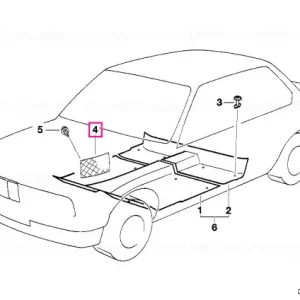 Cel mai bun preț Plasă depozitare picior față - BMW