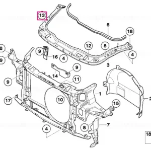 Plată sigură Ecran termic panou față - BMW - Mini