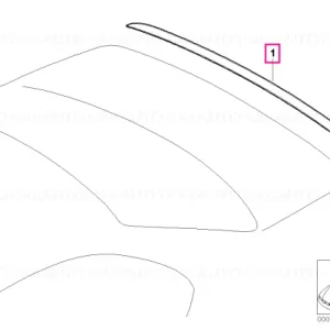 Spoiler spate vopsit CODE - UNI/MET. - BMW Promoție