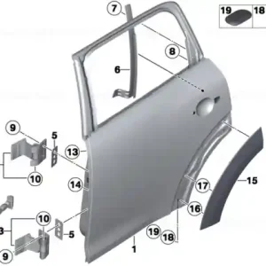 Livrare rapidă Rear door brake - BMW - Mini