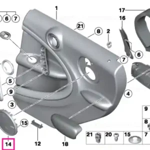 Capac difuzor stanga HIFI - BMW - Mini Reducere
