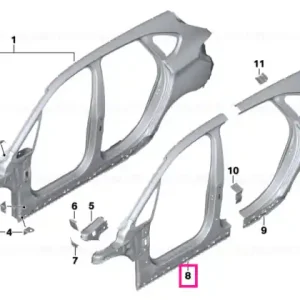Bestseller Column A exterior, right - BMW