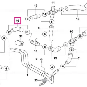 Mai ieftin Furtun lichid racire - BMW - Mini
