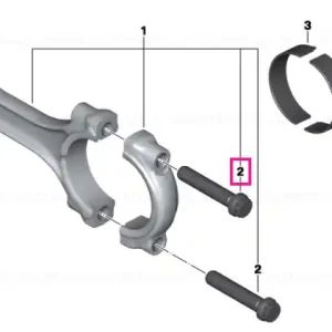 Premium Connecting rod bolt M10X1X50 - BMW Motorrad