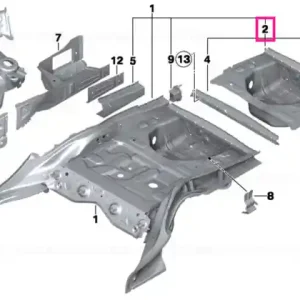 Vezi acum Luggage-compartment floor, rear - BMW
