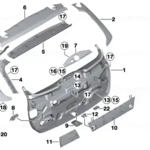 Retur gratuit Adhesive tape strips - BMW