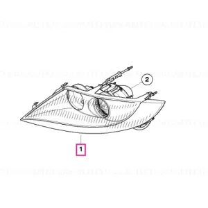 Cel mai vândut Headlight left - BMW