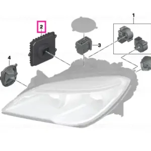 Control unit, front light electronics - BMW Reducere de preț