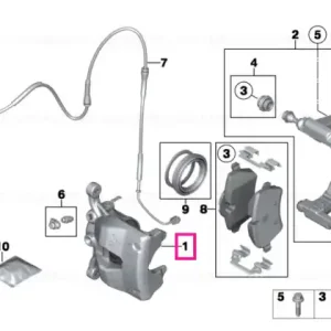 Carcasă piston frână stânga - BMW - Mini Cel mai vândut