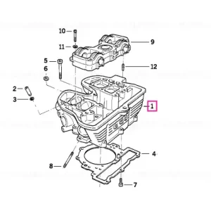 Chilipir Cylinder head - BMW Motorrad