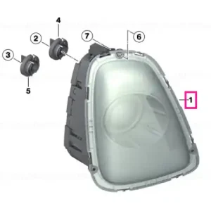 Rear light in the side panel, white left - BMW - Mini Vezi acum