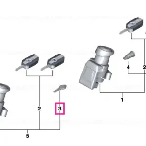 Emergency key (code) - BMW Motorrad Chilipir