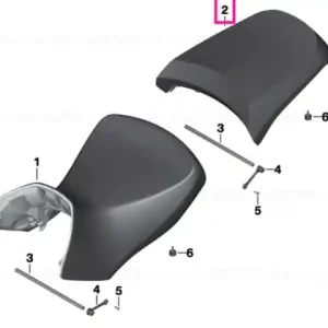 Seat, black/rallyegrau, rear - BMW Motorrad Ofertă