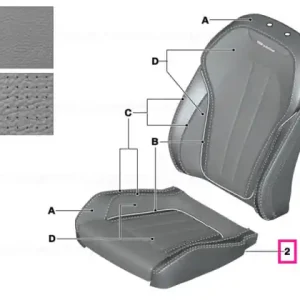 Cumpără online Capac Comfort scaun piele INDIVIDUAL - BMW