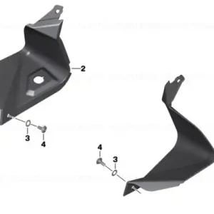 Preț promoțional Trim carbon cockpit dreapta - BMW Motorrad