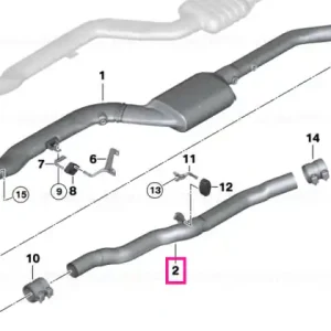 Calitate înaltă Tub intermediar - BMW