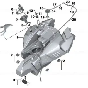 Trim capac rezervor - BMW Motorrad Preferatul clienților