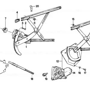Vezi acum Window crank SCHWARZ - BMW