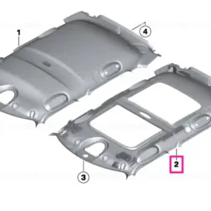 Headlining, lift-up & slide-back sunroof LIGHT BEIGE - BMW - Mini Popular