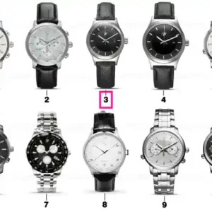 BMW wristwatch, ladies Classic BLACK Reducere specială