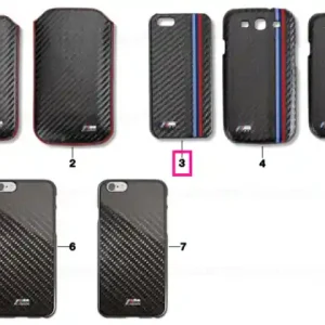 BMW M Hardshell case for iPhone 6 BLACK, CARBON Livrare rapidă