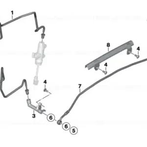 Țeavă circuit frână spate - BMW Motorrad Preț promoțional