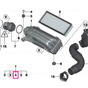 Cumpără online Surub hexagonal cu saiba M6 - BMW - Mini