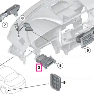 Reduceri Fresh air grille, left - BMW