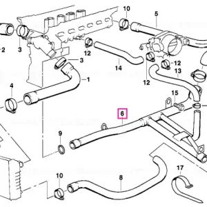 Tub retur incalzitor - BMW Livrare gratuită