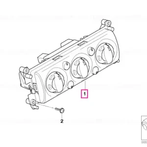 Heater control - BMW - Mini Lichidare de stoc