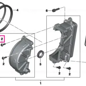 Șurub cap cilindric M5X16-8.8-ZNNIV - BMW Motorrad Ofertă exclusivă