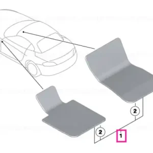 Set covorase velur ANTHR.SDRIVE35I - BMW Comandă acum