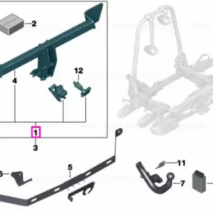 Sistem de transport spate, tip crossover, max 1.600 KG - BMW Seria 6 F06 F12 F13 Cumpără online