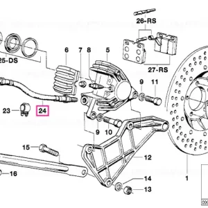 Popular Furtun frana L=258MM - BMW Motorrad