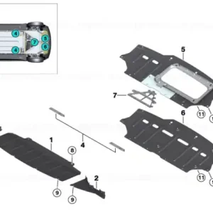 Underbody panelling, front - BMW Super ofertă