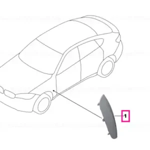 Air duct, side panel, front right M - BMW Cel mai bun preț