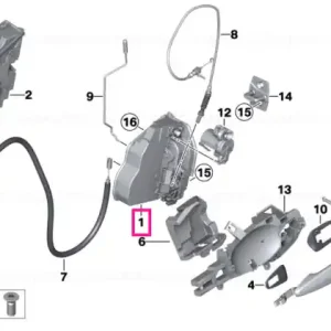 System latch, left - BMW Bestseller