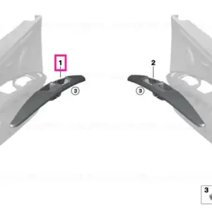 Armrest, front left SCHWARZ - BMW Vezi acum