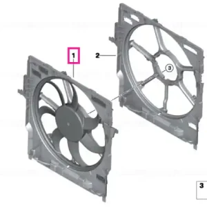 Carcasa ventilator cu ventilator 850W - BMW Super ofertă