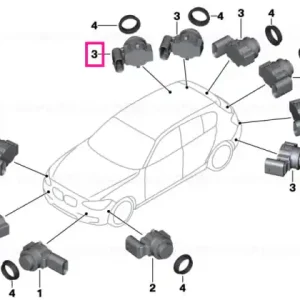 Calitate înaltă Senzor ultrasonic Estoril Blue 2 WB45 - BMW