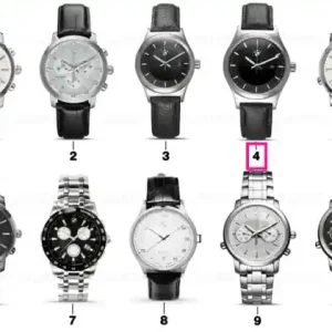 BMW wristwatch, men Classic BLACK Plată sigură