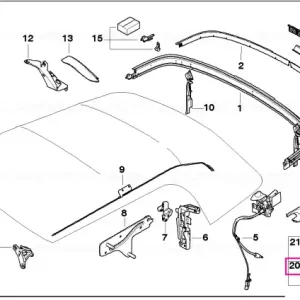 Pivot capota convertibil - BMW - Mini Lichidare de stoc