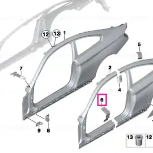 Reinforcement plate, sill, right - BMW Promoție