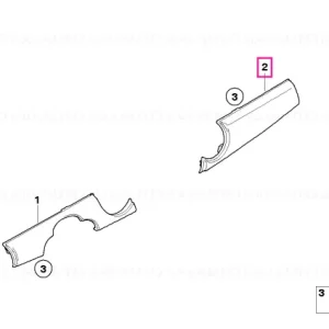Garnitura tablou bord Carbon LHD FARA CLAPETA LHD OHNE KLAPPE - BMW - Mini Premium