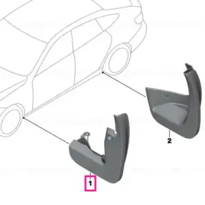 Calitate înaltă Set aparatori noroi fata F34 - BMW